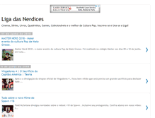 Tablet Screenshot of ligadasnerdices.com